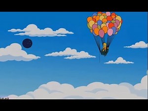 The Simpson - The Balloon Brings Bart Into The Sky!
