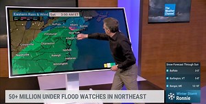 19K views · 110 reactions | Over 50 million people are under flood alerts along the I-95 corridor in the Northeast as a developing system moves into the region, expected to bring heavy rainfall and strong winds this weekend. We have what you need to know on Weather Underground: | The Weather Channel | Facebook
