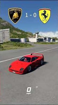 Lamborghini countach vs Ferrari F40 #beamngdrive #gaming #lamborghini #ferrari