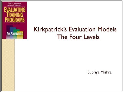 Kirkpatrick's 4 Levels of Evaluation