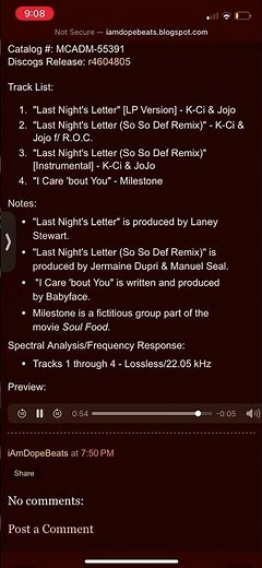 Milestone - I Care About You (Different Version) (snippet)