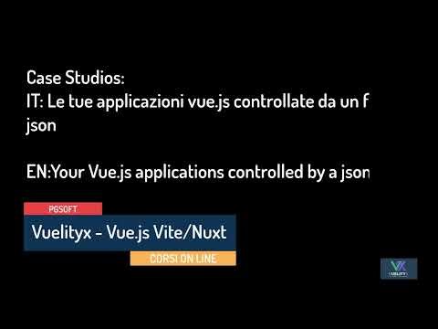 Le tue applicazioni Vue.js controllate da un file JSON