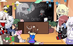 Undertale react to Game Over