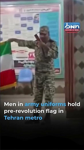 Pre-1979 Iran Flag Raised at Tehran Metro? Viral Video Sparks Buzz