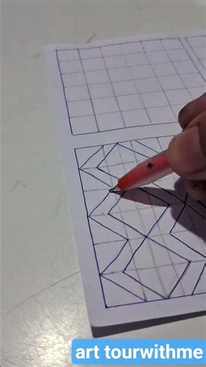 easy zentangle art for beginners 🎨 ✨️ #art
