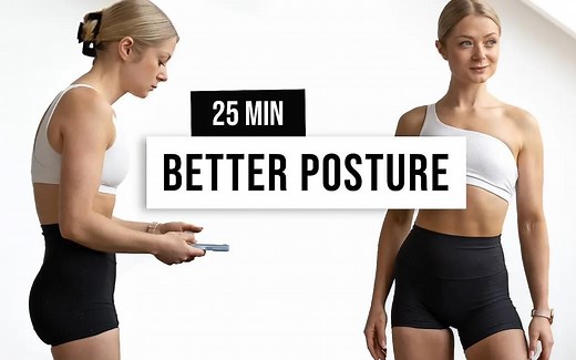 【growingannanas】站得挺拔显高+防止圆肩！25分钟上半身力量+灵活性训练||2023.1.14更新