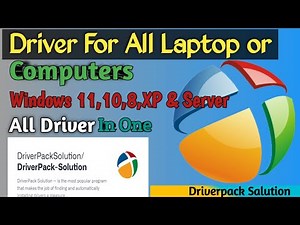 How to Download Driver Pack Solution All in One Driver Laptop & Desktop | For All Driver ?