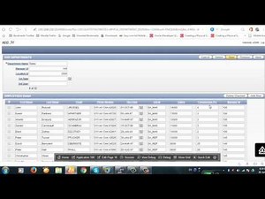 Tutorial : Tabular Form