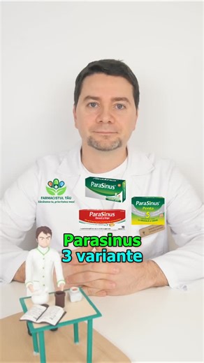 Farmacistul Tau on Instagram: "Parasinus? De care? 3 variante disponibile, pe scurt cum le diferentiezi si pentru ce simptome te pot ajuta #farmacistultau #parasinus #raceala #sanatate #paracetamol"