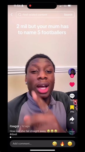 Does this even count!? ⚽️🙂‍↕️. #mother #football #saka #osimhen #ronaldo @itsagzz