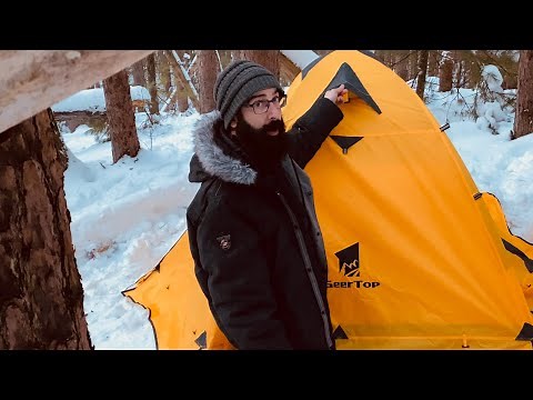 GEERTOP 4 season tent setup and review