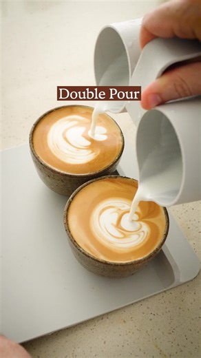 Double or nothin' Silky milk made with Subminimal's Nanofoamer 🤍 #latteart #nanofoamer #subminimal #goldenbrowncoffee #espresso #coffeeathome