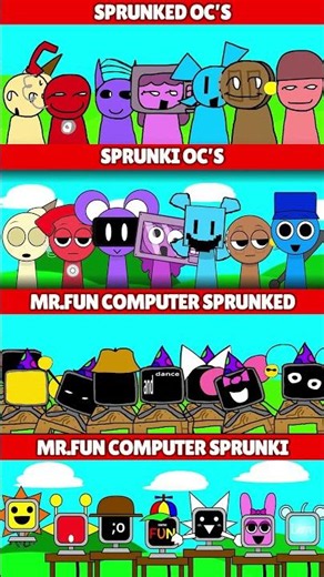 Incredibox Sprunked OC'S VS Sprunki OC'S VS Mr Fun Computer Sprunked VS Mr Fun Computer Sprunki