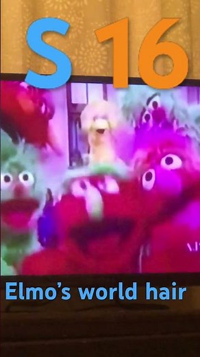 S 16 Elmo’s world hair