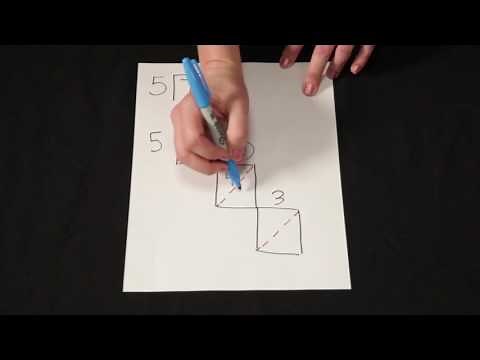 Dividing 723 ÷ 5 Using Lattice Division