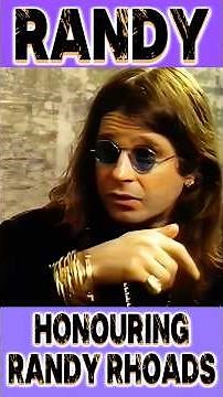 OZZY OSBOURNE's benefit concert for late guitarist RANDY RHOADS! #ozzyosbourneshorts