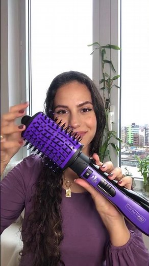 How to use a hot air brush to style long hair - The Knot Dr.™ All-In-One Dryer Brush by Conair®