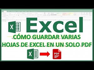 HOW TO SAVE MULTIPLE EXCEL SHEETS INTO A SINGLE PDF FILE EASILY AND QUICKLY.
