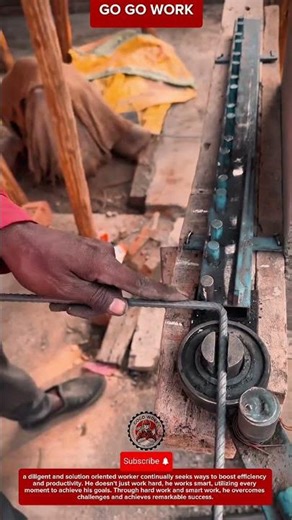 Manual Rebar Bending Tool Shapes Steel Bars With Simple Precision