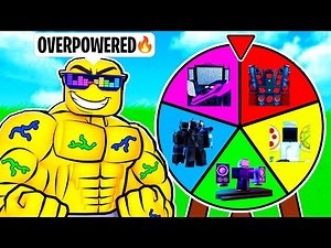 SPIN the OVERPOWERED Wheel In TOILET TOWER DEFENSE