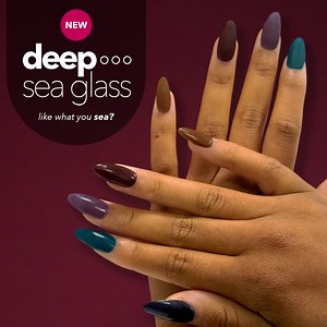 4.8K views · 96 reactions | Like what you sea? 直✨ The Deep Sea Glass Collection is here to take your nails to dreamy new depths. These colors, reminiscent of sea-glass, will add a touch of sheer elegance to your collection. Coming 9/22 at 10 AM, ET ⏰ https://www.revelnail.com/collections/sea-glass | Revel Nail | Facebook