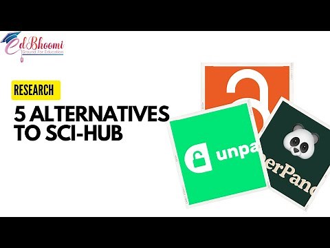 Breaking Research Barriers: Explore 5 Alternatives to Sci Hub #research #researchscholar #phd