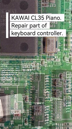 KAWAI CL35 Piano. Repair part of keyboard controller. #kawai #epiano #repairing