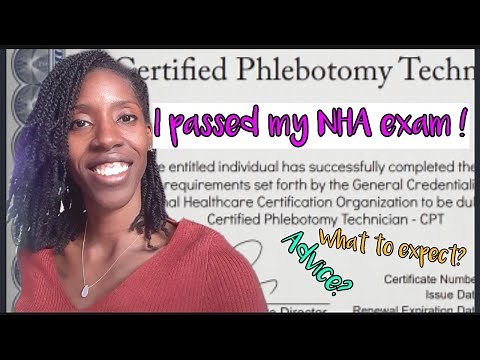 I PASSED MY NHA PHLEBOTOMY EXAM!!! What's On The NHA CPT Exam & What to Expect? | NHCO/ NHA exam