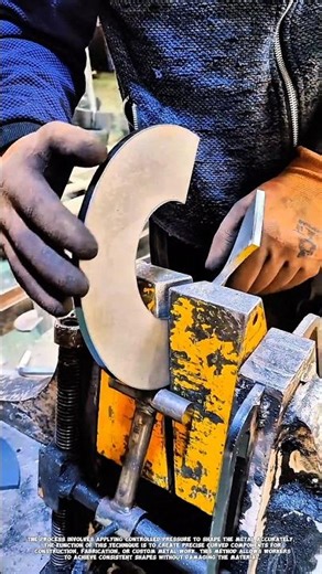 Smart Metal Bending Technique | Perfect Curve with Simple Tool.