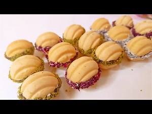 Russian Walnut Cookies - آموزش شیرینی گردو روسی