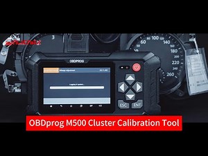 OBDPROG M500 Car Cluster Calibration OBD2 Diagnostic Tools Oil Reset Device Adjustment Auto Scanner
