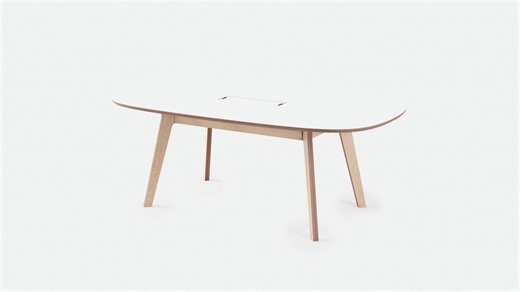 The Meeting Table has been standardised and is available through the Opendesk marketplace ! The redesigned version seats up to eight people, is available in birch plywood or white laminate & has a central cable management system to hide those messy   goo.gl/iEZbhG | Opendesk | Facebook