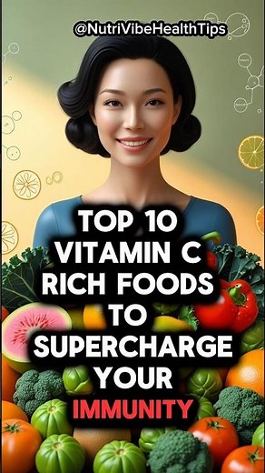 Top 10 Vitamin C Rich Foods to Boost Your Immunity Naturally #immunesystem #vitaminc #boost
