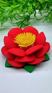 How to Make Paper Flower 🌺 Beautiful Foamy Flower Making Ideas #diy #craft | Craftsome