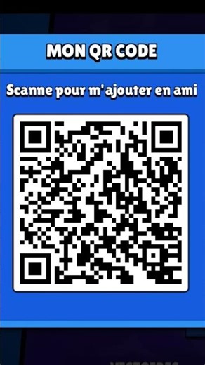 si vous vouler m ajouter scanner le qr code