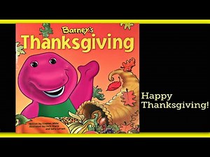 BARNEY "BARNEY'S THANKSGIVING" - Read Aloud Storybook for kids, children