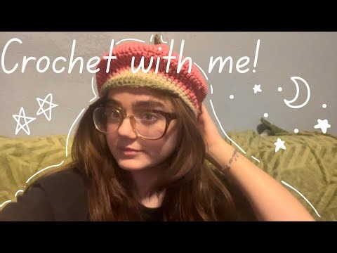 Crochet with me! Strawberry shortcake hat