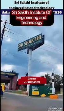 Sri Sakthi institute of Engineering and Technology #