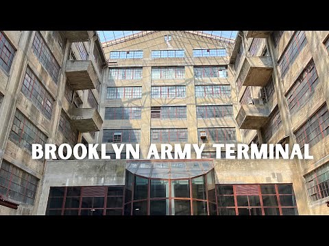 Inside the abandoned (but still open!) BROOKLYN ARMY TERMINAL