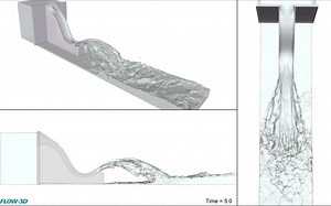 FLOW-3D HYDRO 水利--水坝与溢洪道