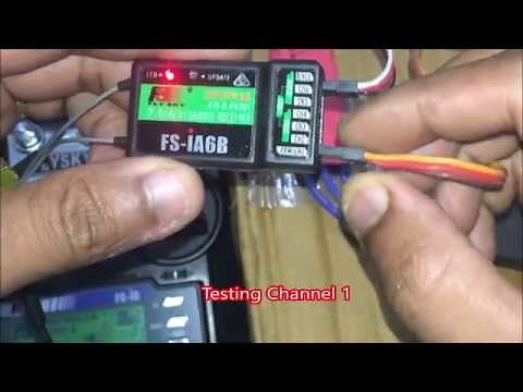 RC Radio How to Connect Tutorial For Beginners - FlySky FS i6 and FS ia6b