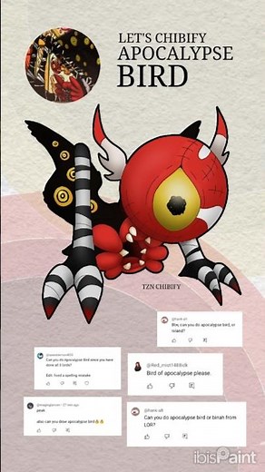 Apocalypse Bird chibified! Lobotomy Corporation