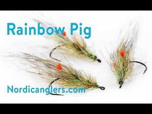 Fly tying "Rainbow pig" shrimp fly / saltwater fly (Step-by-step tutorial)