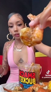 The #1 Cajun Seafood Spot that #SMACKS on Instagram: "Another 10/10 review! The buckets and everything on the Menu SMACK! 🪣🦀🦐🌽pull up and get yours @smackemseafood"