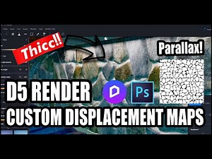 D5 RENDER - CUSTOM DISPLACEMENT MAPS