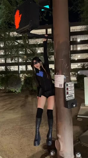 sienna | just hangin out #nightwing #cosplay #halloween | Instagram