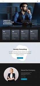 Creative-thinking for business - HTML Template by Nicepage