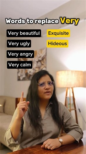 📝 Stop Saying ‘Very’! 10 Advanced English Words #learnenglish #educational #viral #ielts