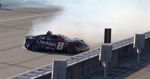 Kyle Busch sidelined by Stage 2 crash at EchoPark Speedway