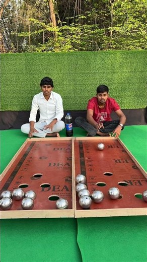 steel big balls roll in holle challenge 🥳🥳#shorts#game